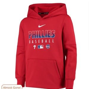 Women’s Philadelphia Phillies Nike Red Fleece Pullover Hoodie